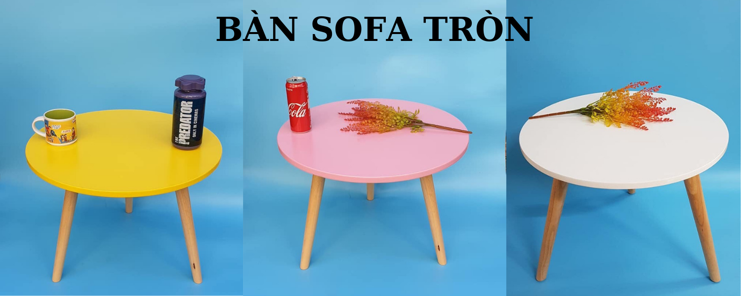 Bàn sofa Tròn